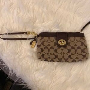Coach authentic used wristlet